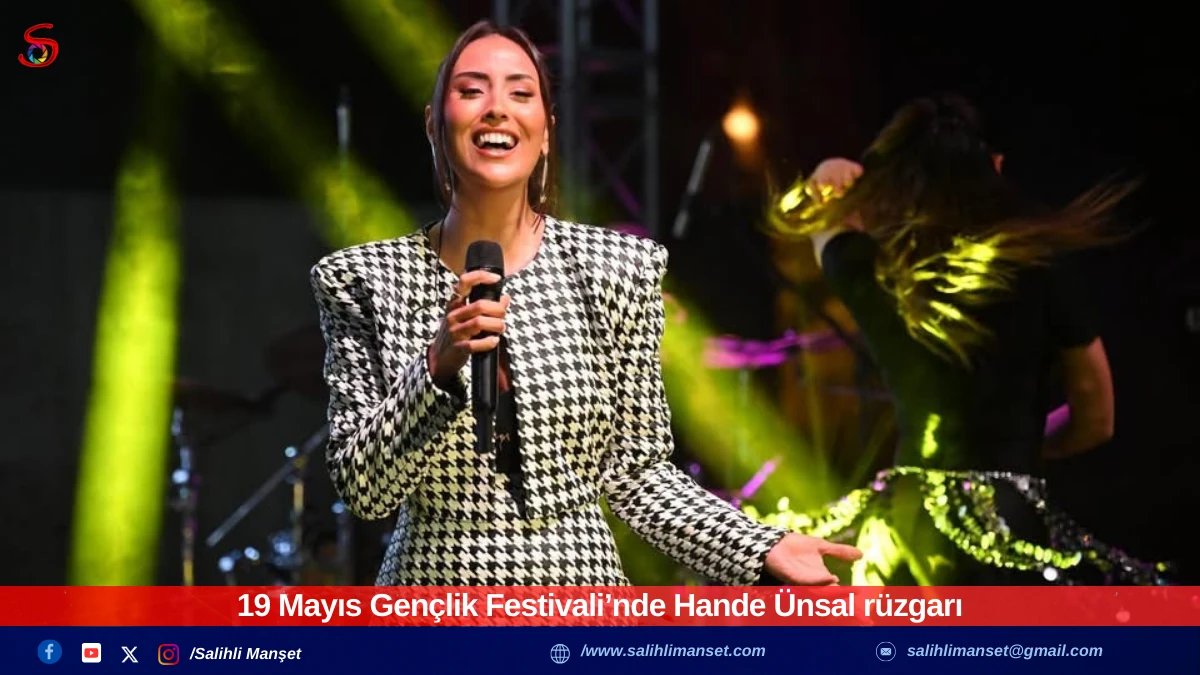 19 Mayıs Gençlik Festivali’nde Hande Ünsal rüzgarı