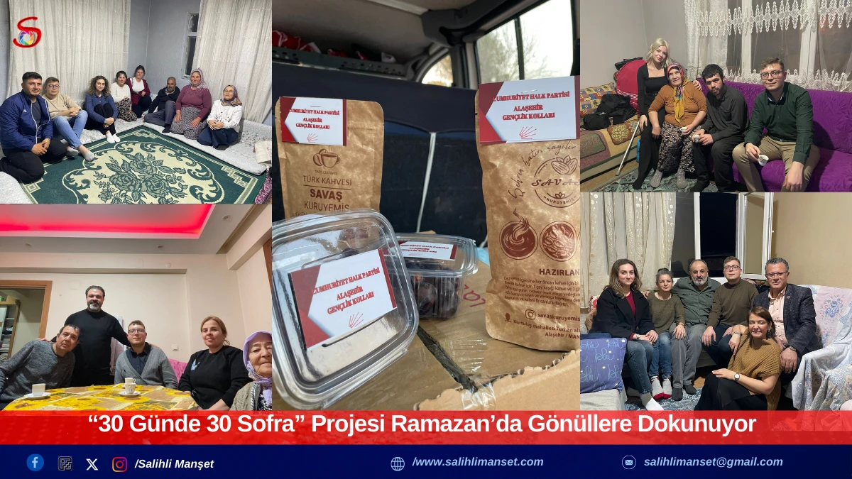 &lsquo;30 G&uuml;nde 30 Sofra&rsquo; Projesi Ramazan&rsquo;da G&ouml;n&uuml;llere Dokunuyor
