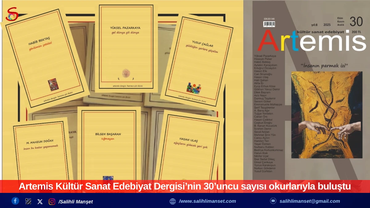 Artemis Kültür Sanat Edebiyat Dergisi’nin 30’uncu sayısı okurlarıyla buluştu