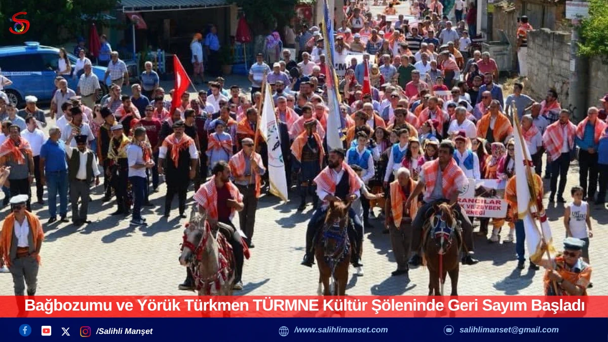 Bağbozumu ve Yörük Türkmen TÜRMNE Kültür Şöleninde Geri Sayım Başladı