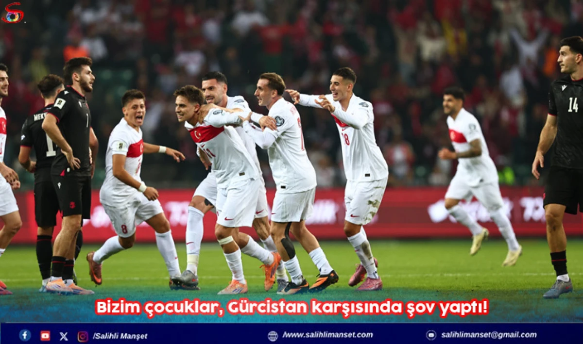 Bizim çocuklar, Gürcistan karşısında şov yaptı!