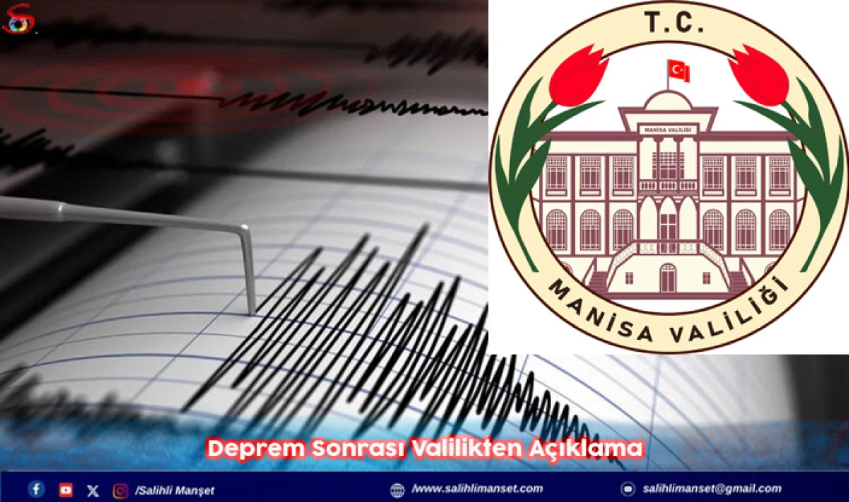 Deprem Sonrası Valilikten Açıklama