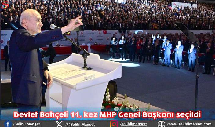 Devlet Bahçeli 11. kez MHP Genel Başkanı seçildi