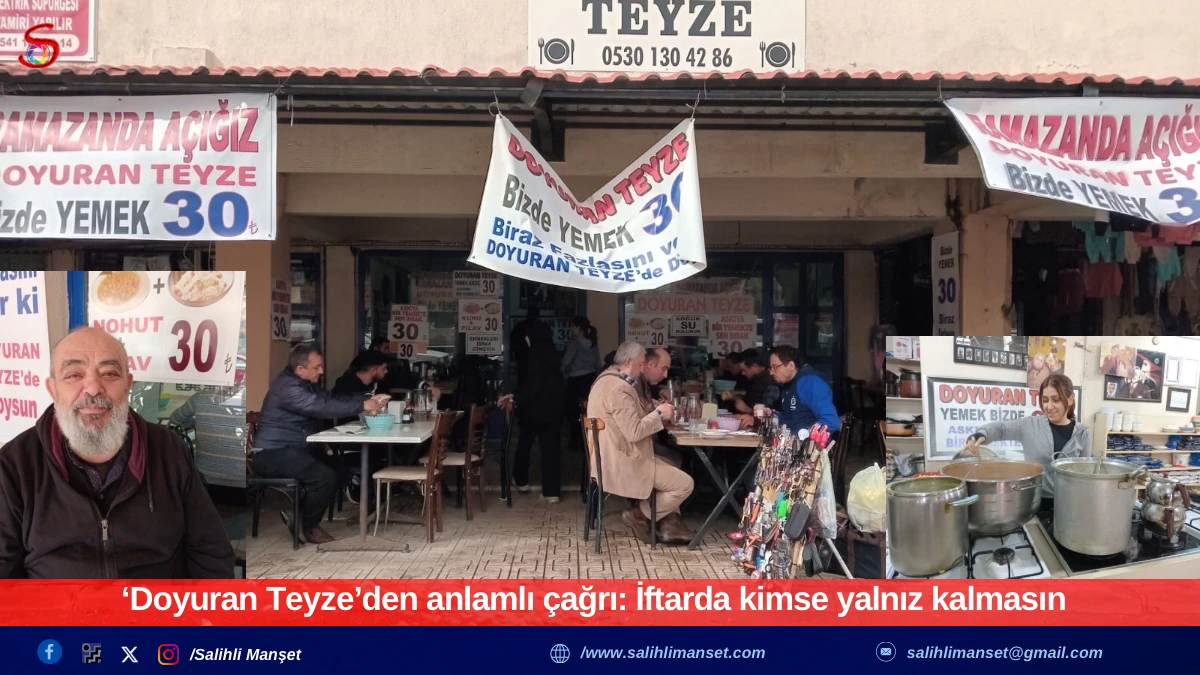 &lsquo;Doyuran Teyze&rsquo;den anlamlı &ccedil;ağrı: İftarda kimse yalnız kalmasın