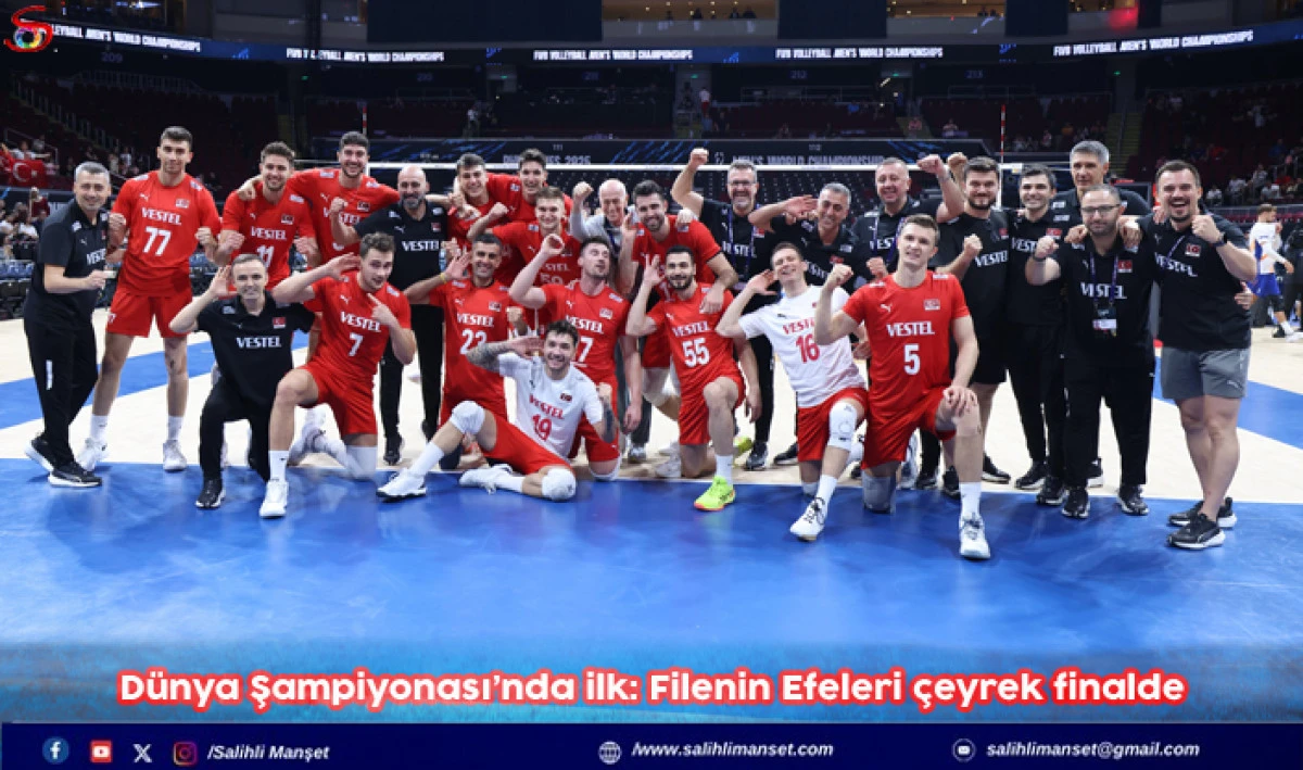 Dünya Şampiyonası’nda ilk: Filenin Efeleri çeyrek finalde