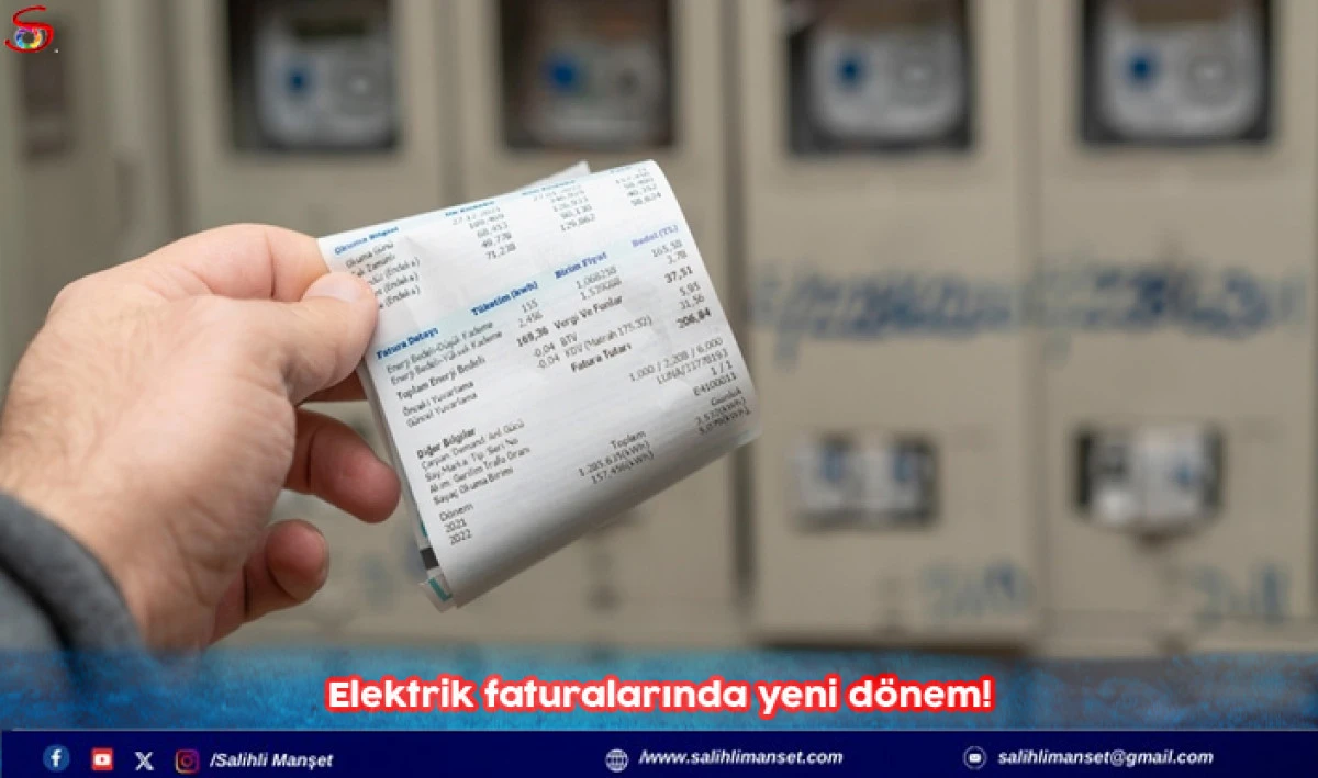 Elektrik faturalarında yeni dönem!