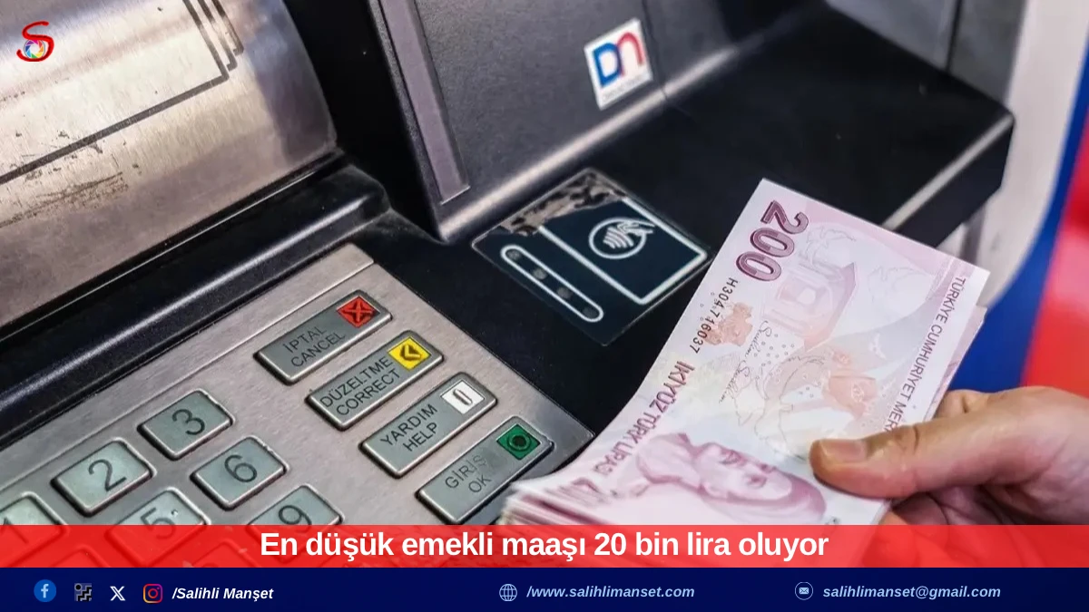 En d&uuml;ş&uuml;k emekli maaşı 20 bin lira oluyor 