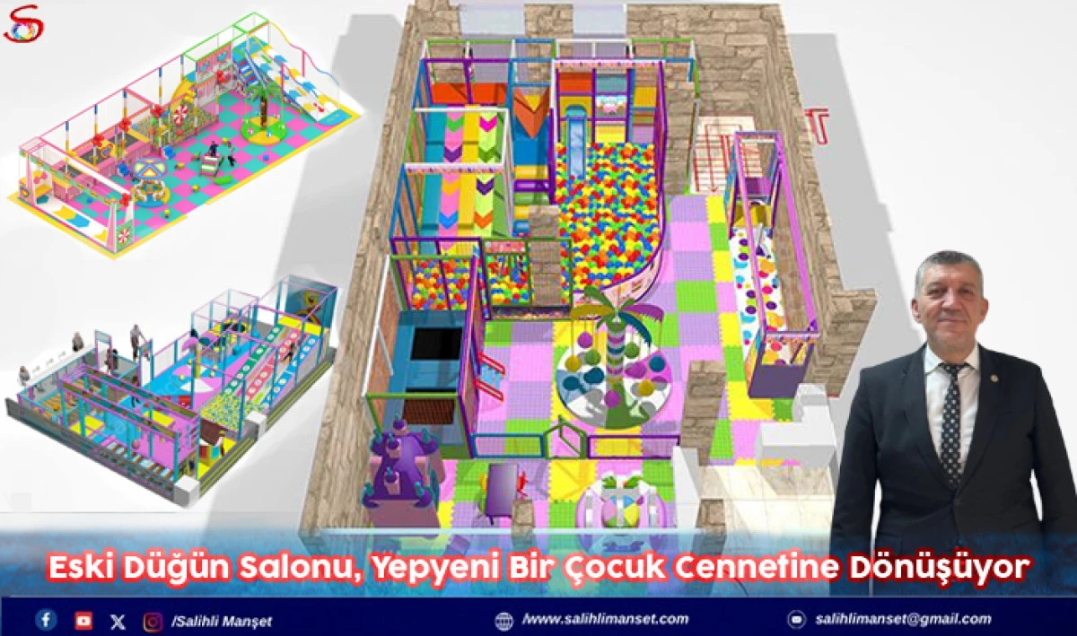 Eski D&uuml;ğ&uuml;n Salonu, Yepyeni Bir &Ccedil;ocuk Cennetine D&ouml;n&uuml;ş&uuml;yor