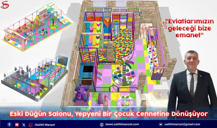 Eski D&uuml;ğ&uuml;n Salonu, Yepyeni Bir &Ccedil;ocuk Cennetine D&ouml;n&uuml;ş&uuml;yor