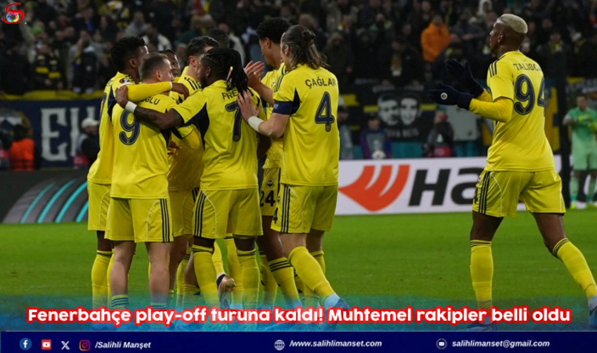 Fenerbah&ccedil;e play-off turuna kaldı! Muhtemel rakipler belli oldu