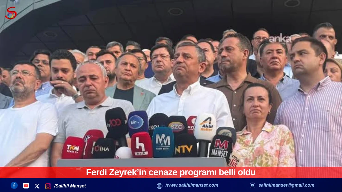 Ferdi Zeyrek’in cenaze programı belli oldu 