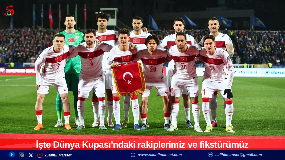 İşte D&uuml;nya Kupası'ndaki rakiplerimiz ve fikst&uuml;r&uuml;m&uuml;z