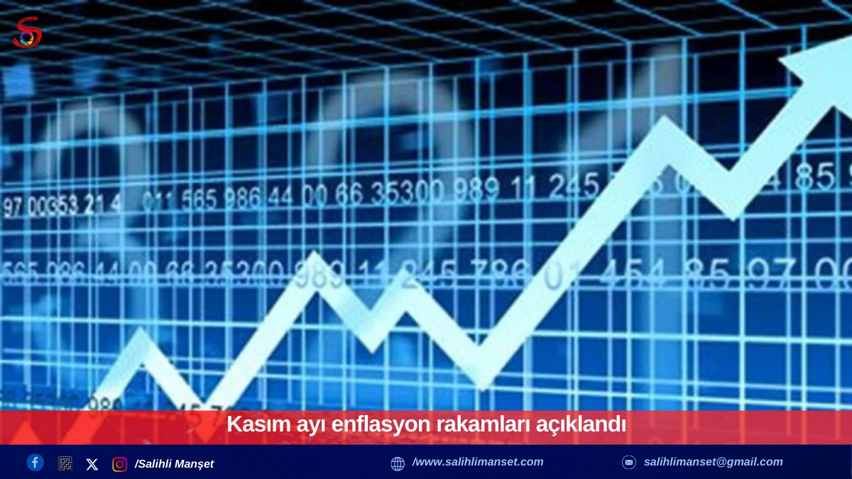 Kasım ayı enflasyon rakamları açıklandı  