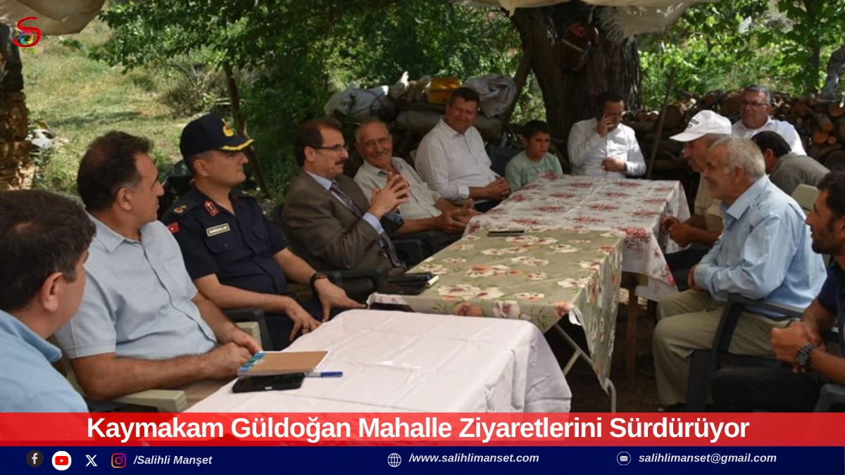Kaymakam G&uuml;ldoğan Mahalle Ziyaretlerini S&uuml;rd&uuml;r&uuml;yor