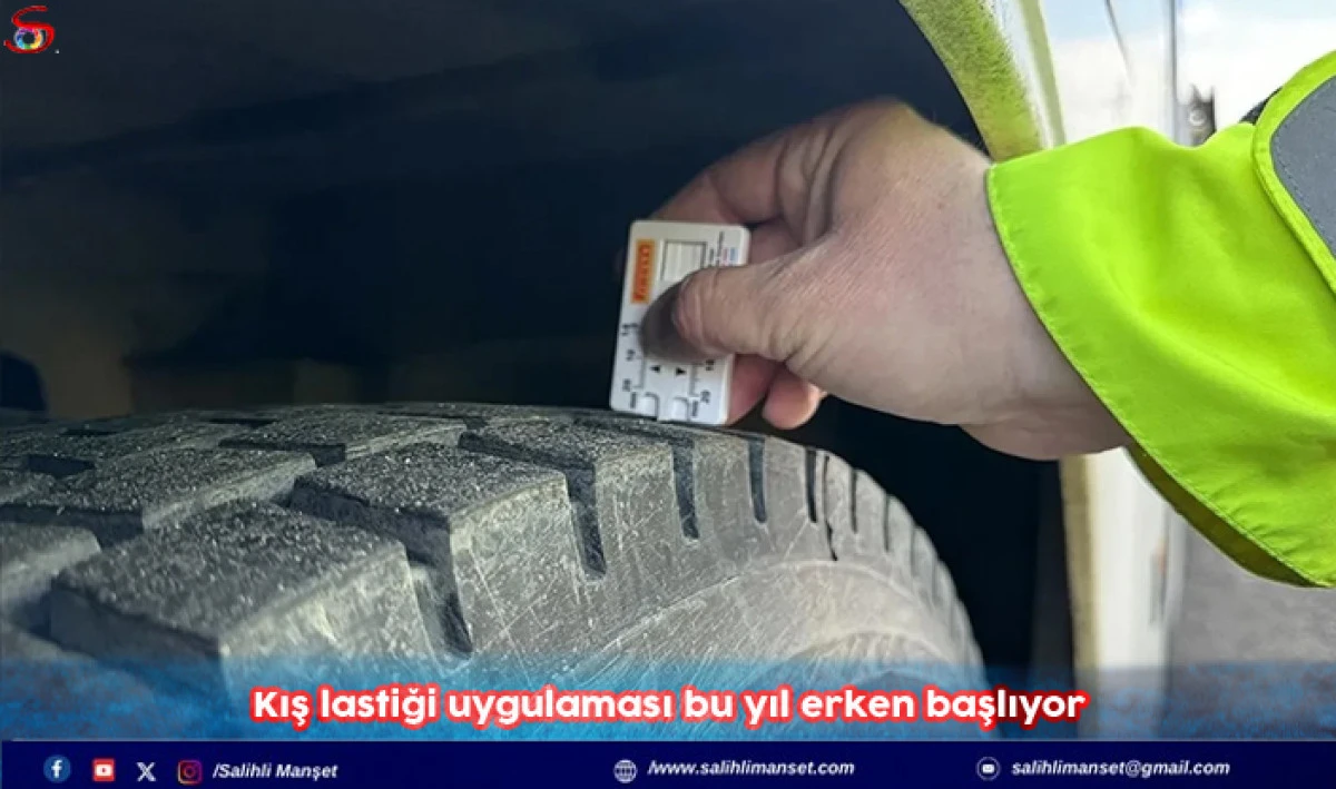 Kış lastiği uygulaması bu yıl erken başlıyor