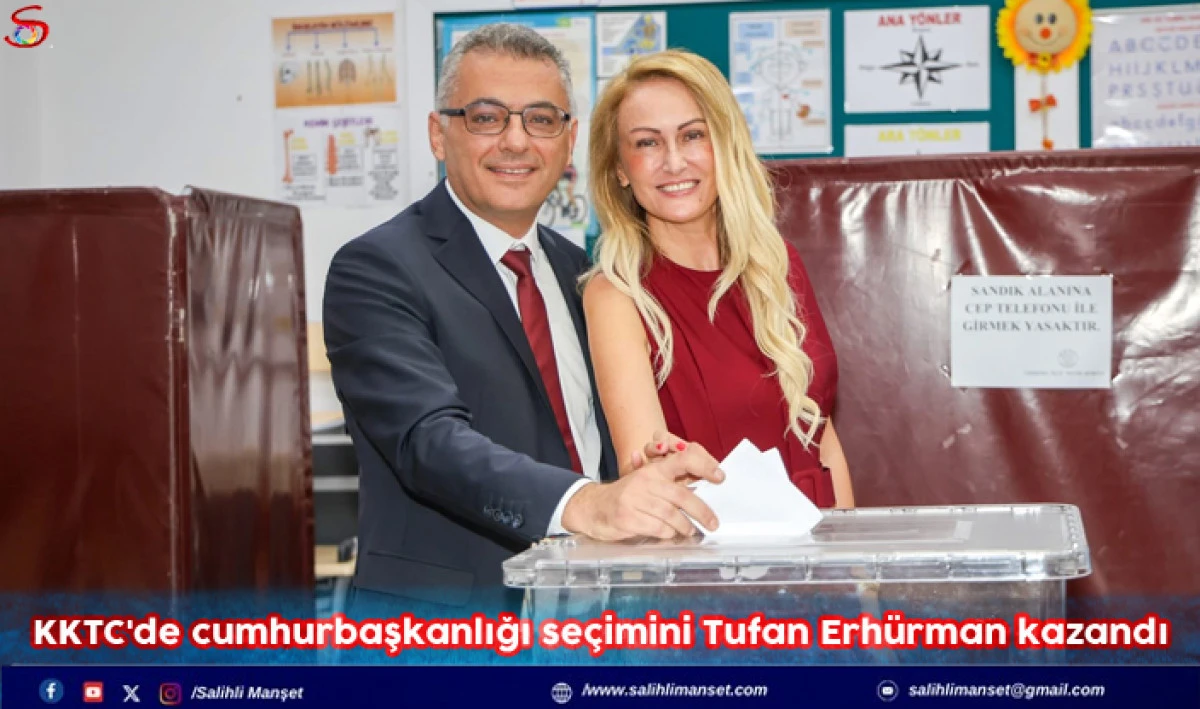 KKTC'de cumhurbaşkanlığı seçimini Tufan Erhürman kazandı