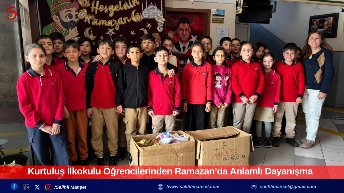 Kurtuluş İlkokulu &Ouml;ğrencilerinden Ramazan&rsquo;da Anlamlı Dayanışma