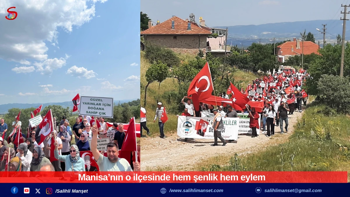 Kütahya'nın o ilçesinde hem şenlik hem eylem