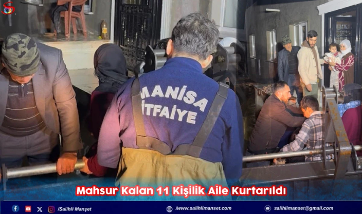 Mahsur Kalan 11 Kişilik Aile Kurtarıldı  