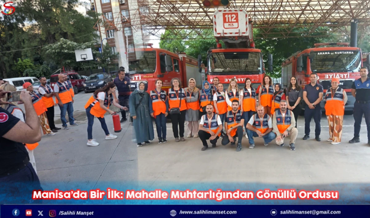 Manisa&rsquo;da Bir İlk: Mahalle Muhtarlığından G&ouml;n&uuml;ll&uuml; Ordusu