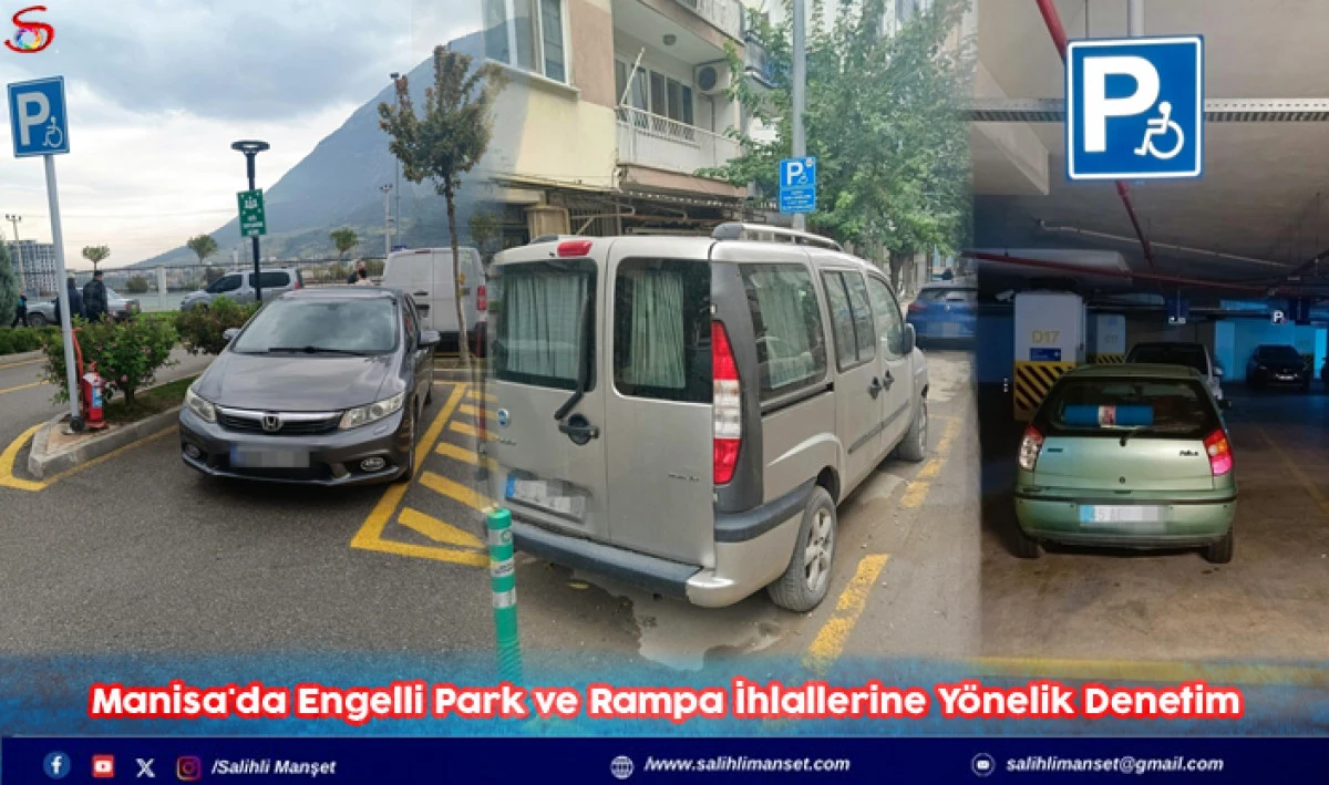 Manisa'da Engelli Park ve Rampa İhlallerine Yönelik Denetim