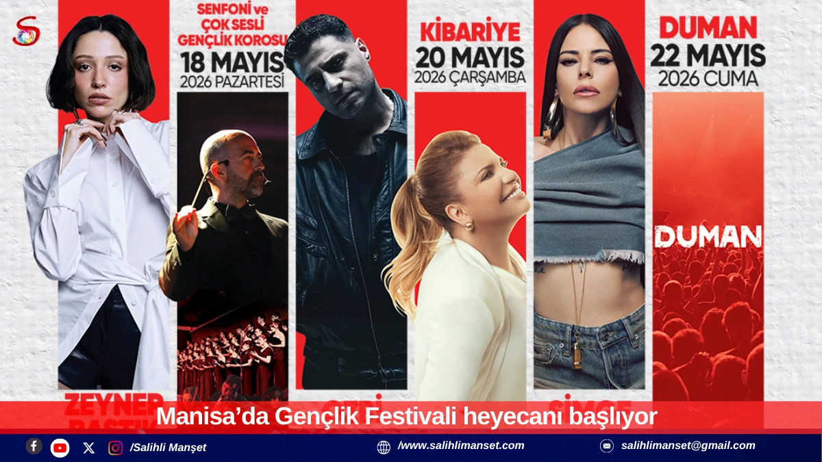 Manisa&rsquo;da Gen&ccedil;lik Festivali heyecanı başlıyor 
