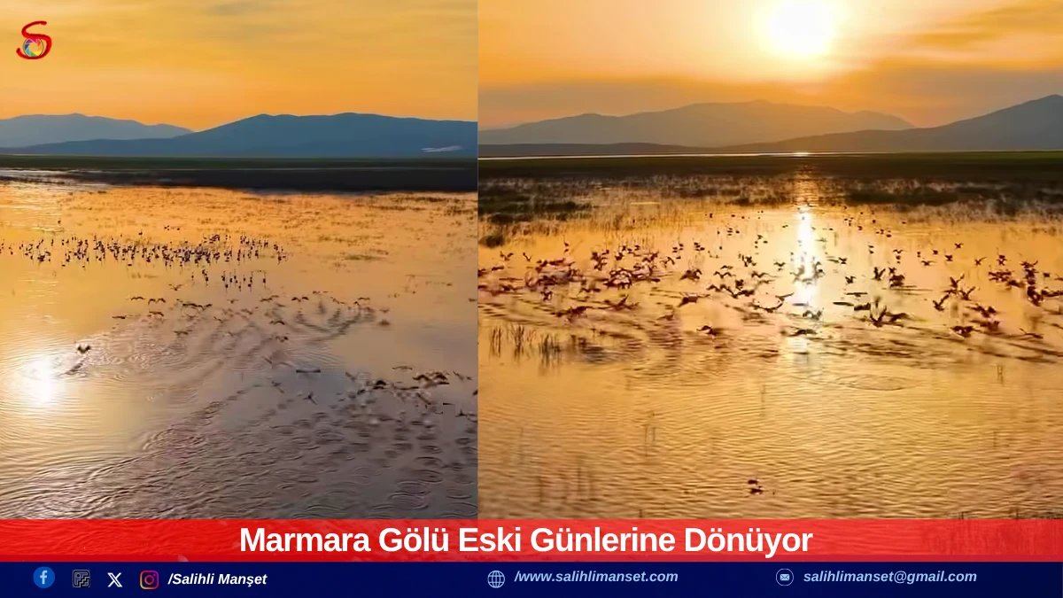 Marmara G&ouml;l&uuml; Eski G&uuml;nlerine D&ouml;n&uuml;yor 