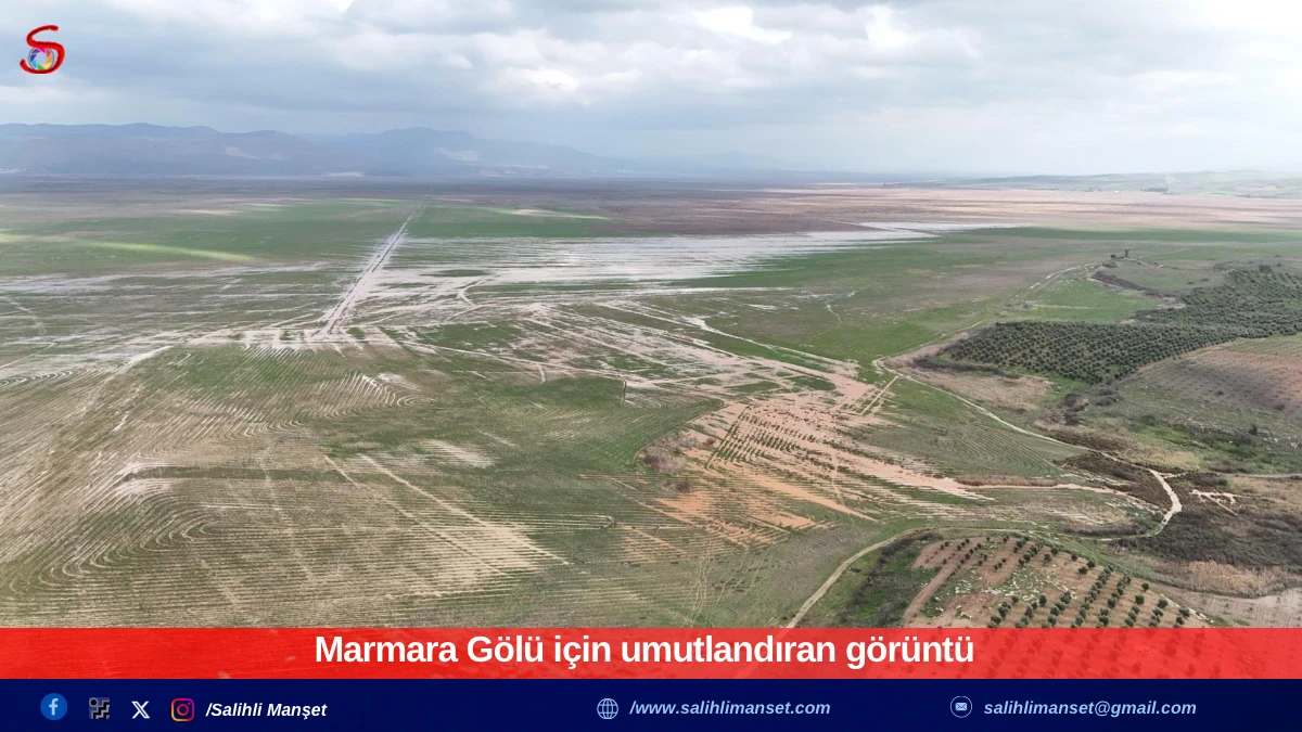 Marmara G&ouml;l&uuml; i&ccedil;in umutlandıran g&ouml;r&uuml;nt&uuml;   