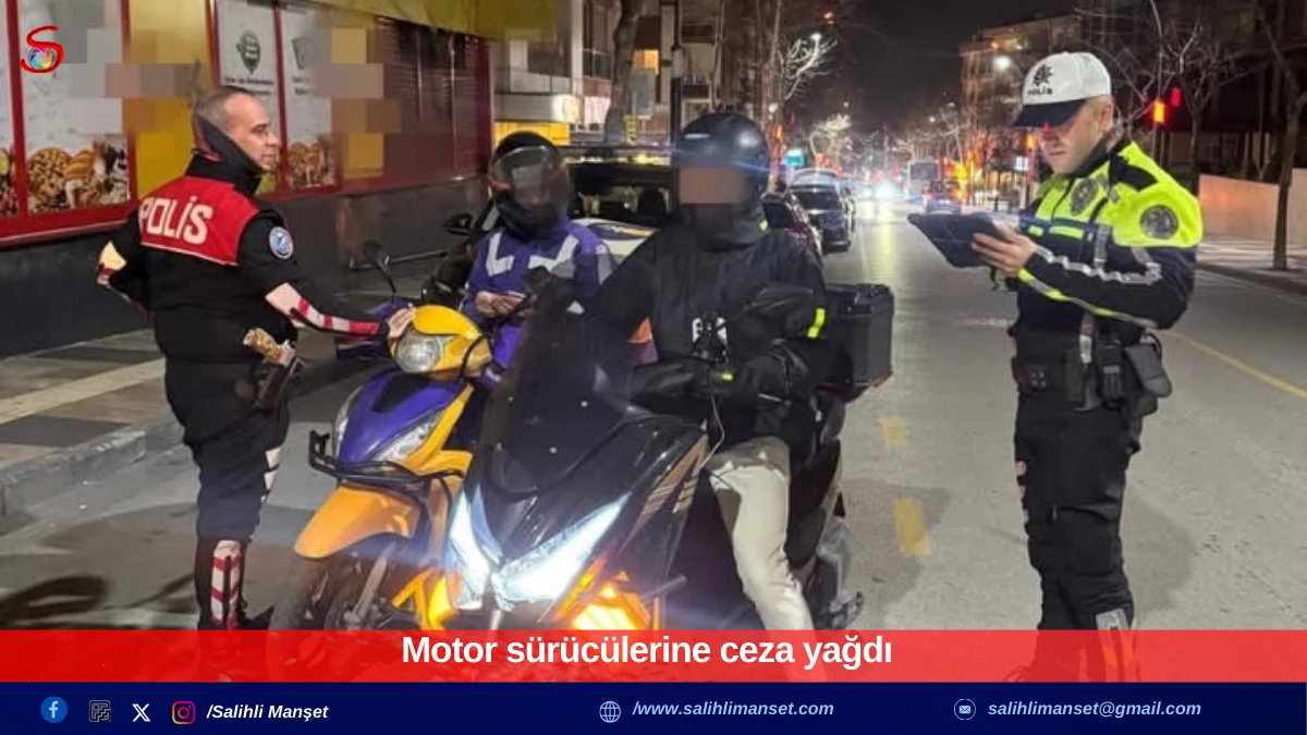 Motor s&uuml;r&uuml;c&uuml;lerine ceza yağdı 