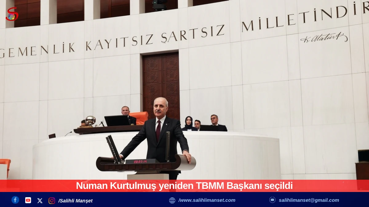 Numan Kurtulmuş yeniden TBMM Başkanı seçildi