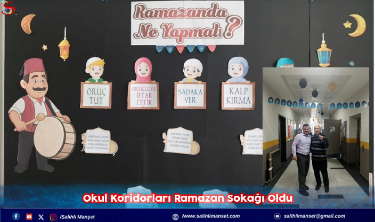Okul Koridorları Ramazan Sokağı Oldu
