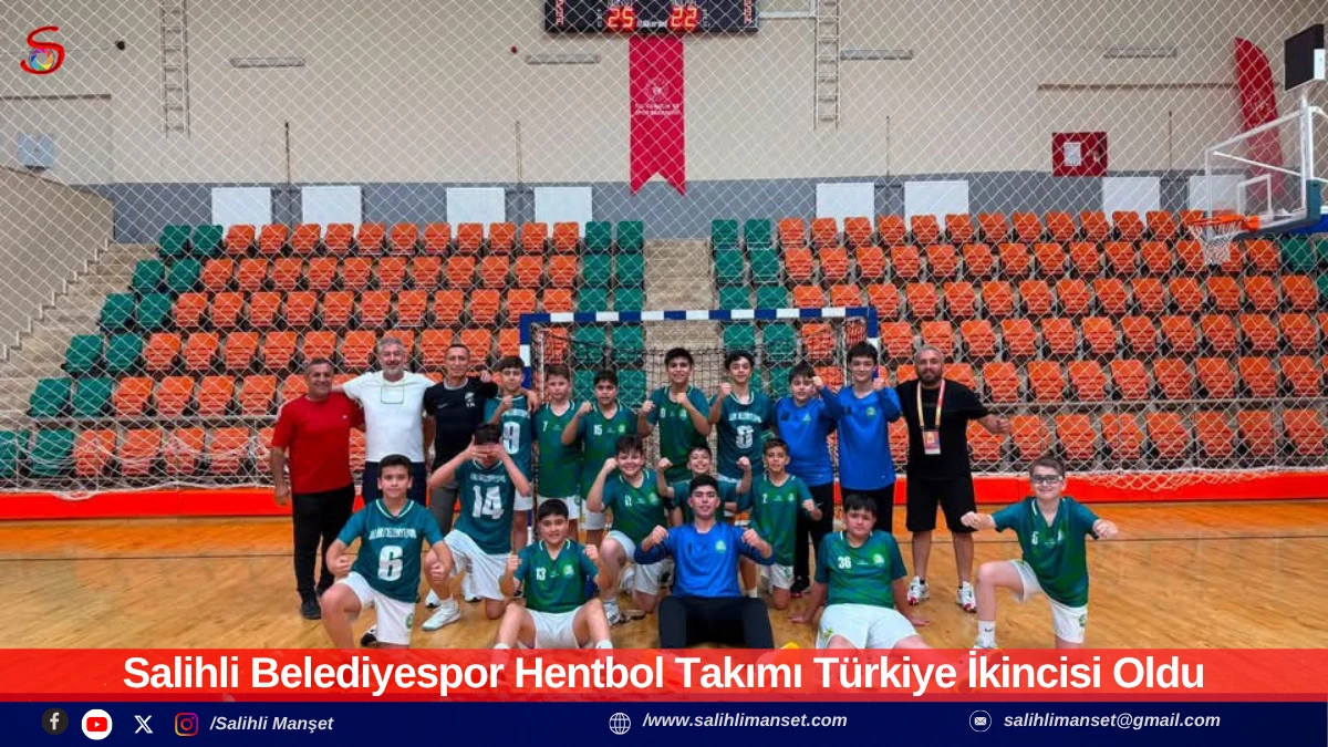 Salihli Belediyespor Hentbol Takımı T&uuml;rkiye İkincisi Oldu