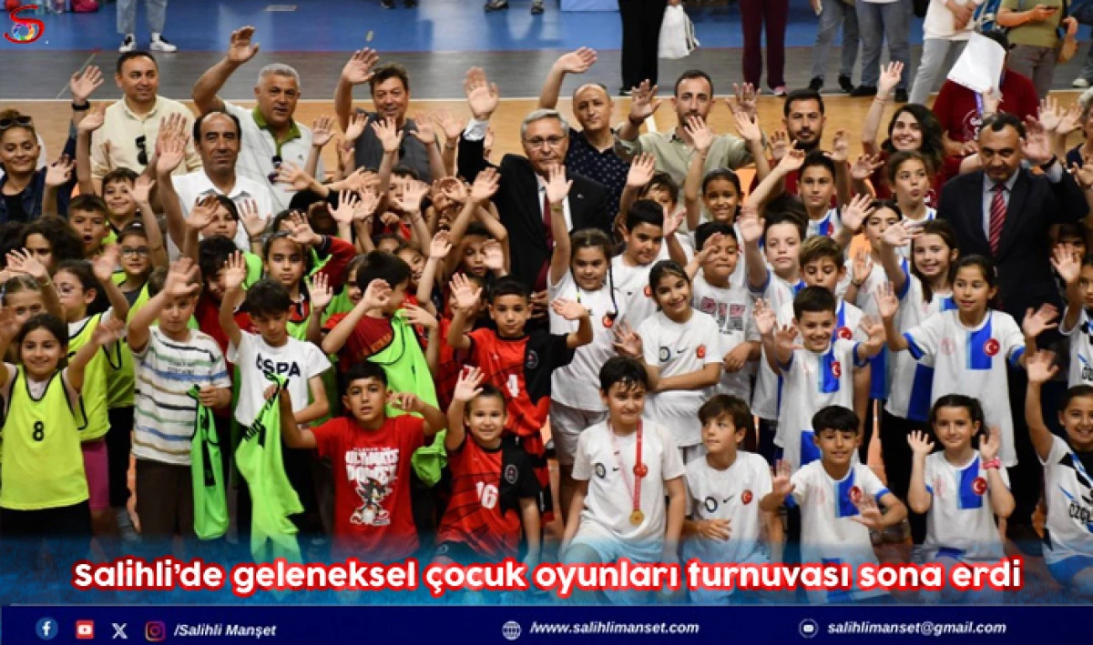Salihli&rsquo;de geleneksel &ccedil;ocuk oyunları turnuvası sona erdi