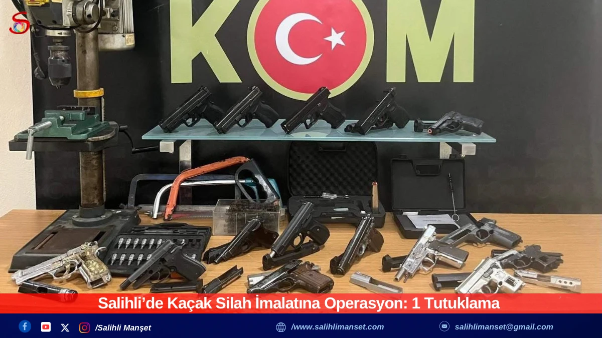 Salihli’de Kaçak Silah İmalatına Operasyon: 1 Tutuklama 