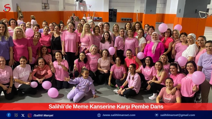 Salihli’de Meme Kanserine Karşı Pembe Dans