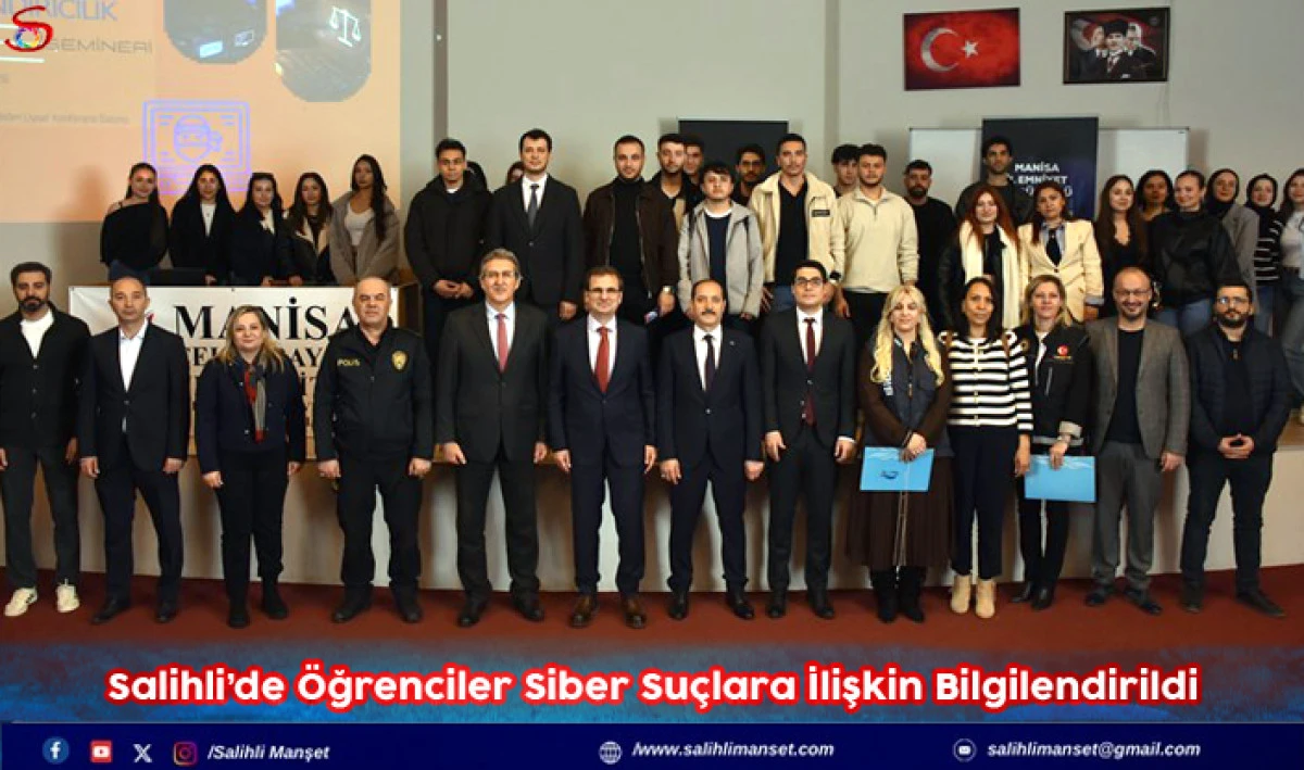 Salihli&rsquo;de &Ouml;ğrenciler Siber Su&ccedil;lara İlişkin Bilgilendirildi