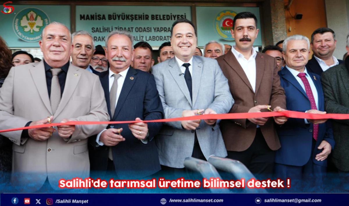 Salihli&rsquo;de tarımsal &uuml;retime bilimsel destek ! 