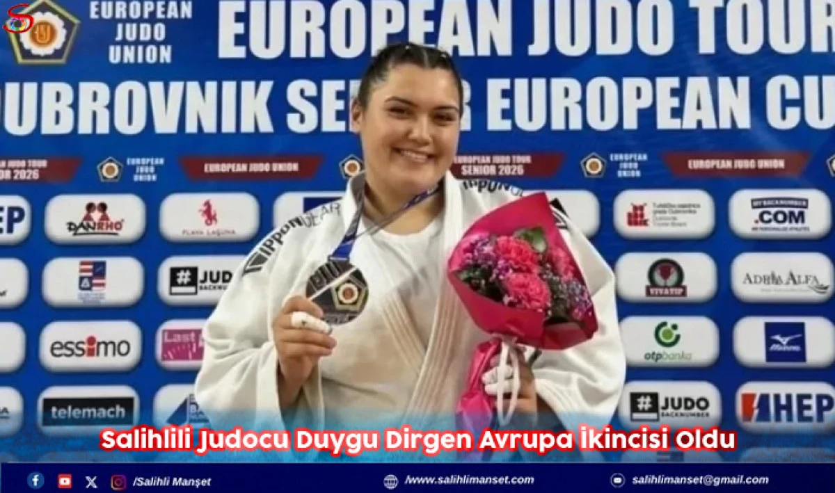Salihlili Judocu Duygu Dirgen Avrupa İkincisi Oldu