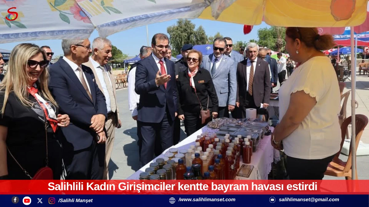 Salihlili Kadın Girişimciler kentte bayram havası estirdi