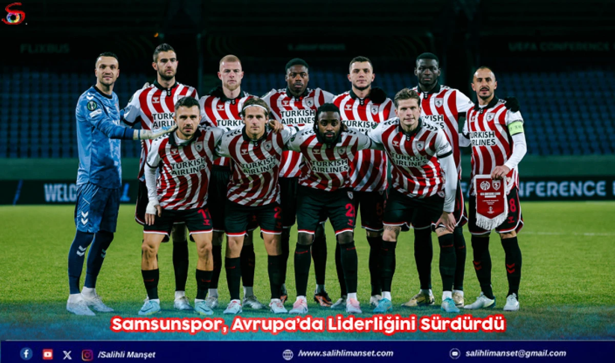 Samsunspor, Avrupa’da Liderliğini Sürdürdü