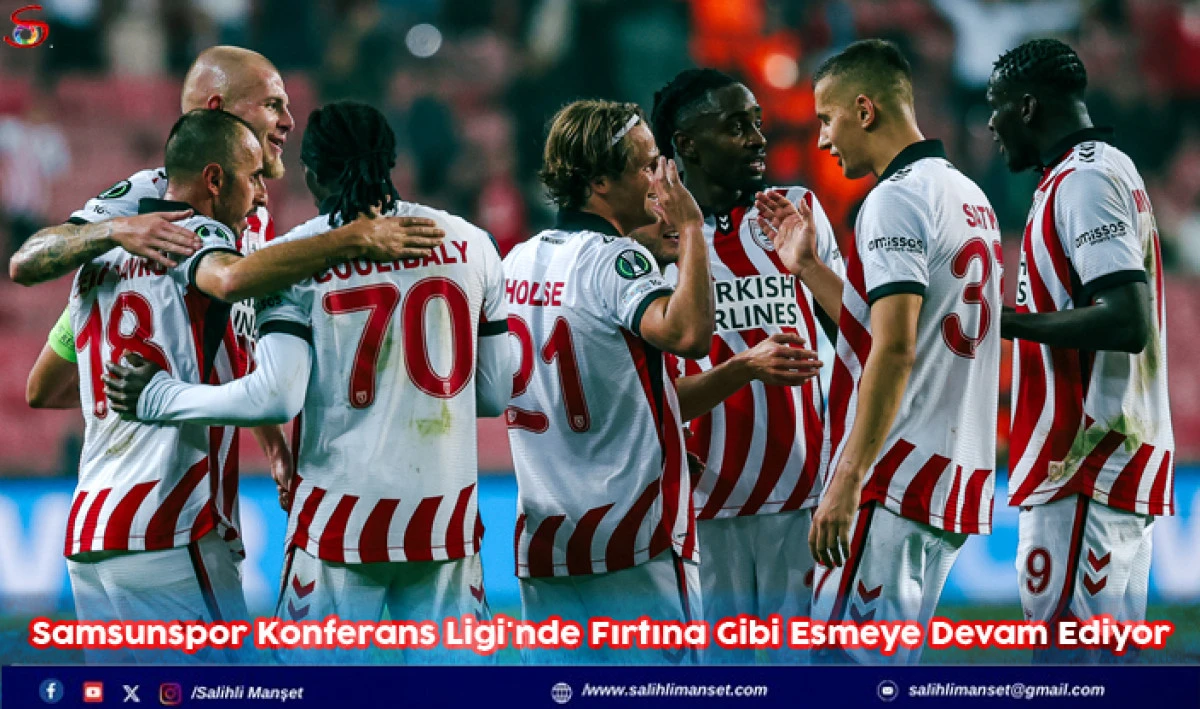 Samsunspor Konferans Ligi'nde Fırtına Gibi Esmeye Devam Ediyor
