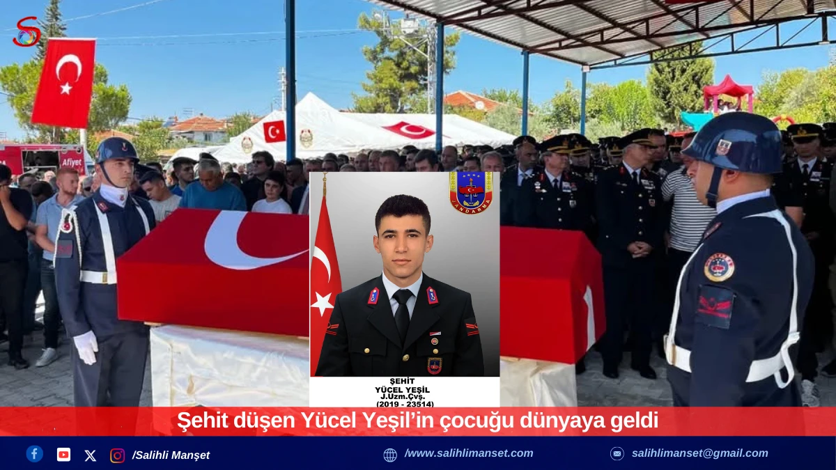 Şehit düşen Yücel Yeşil’in çocuğu dünyaya geldi