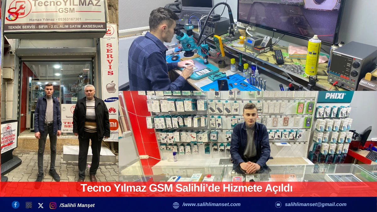 Tecno Yılmaz GSM Salihli&rsquo;de Hizmete A&ccedil;ıldı 