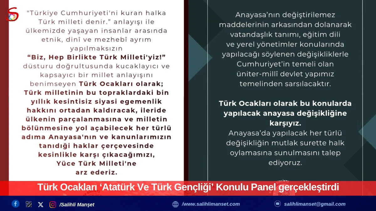 Türk Ocakları Başkanları istişare toplantısı Gerçekleştirildi