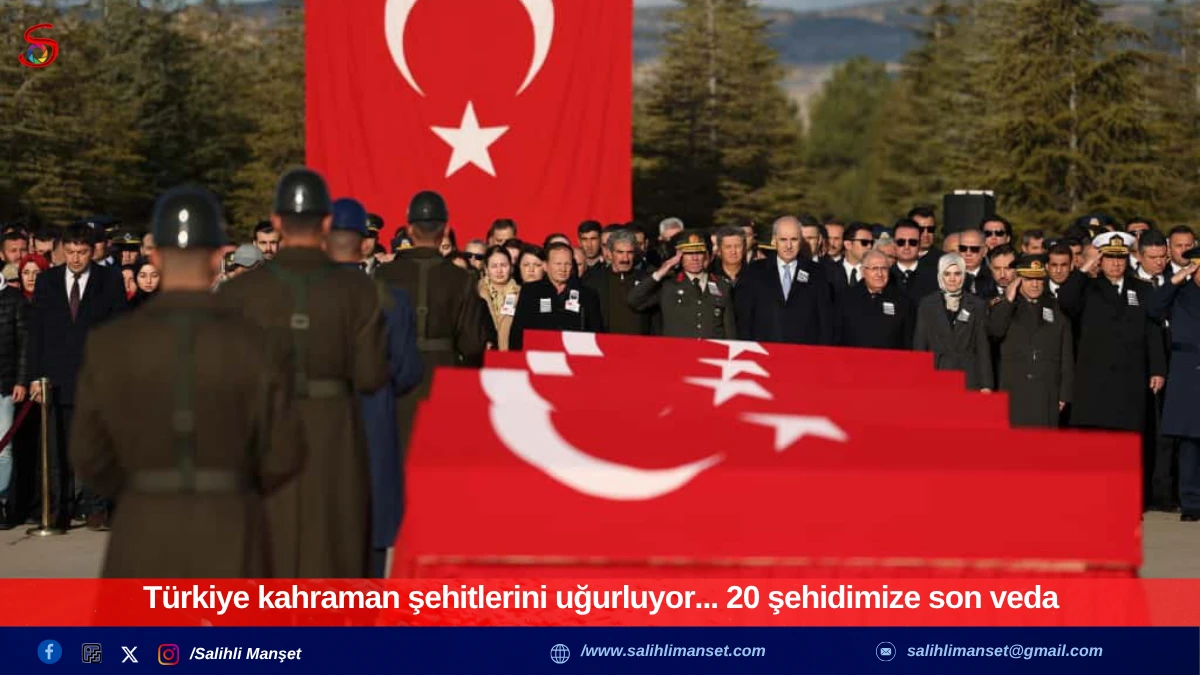 Türkiye kahraman şehitlerini uğurluyor... 20 şehidimize son veda