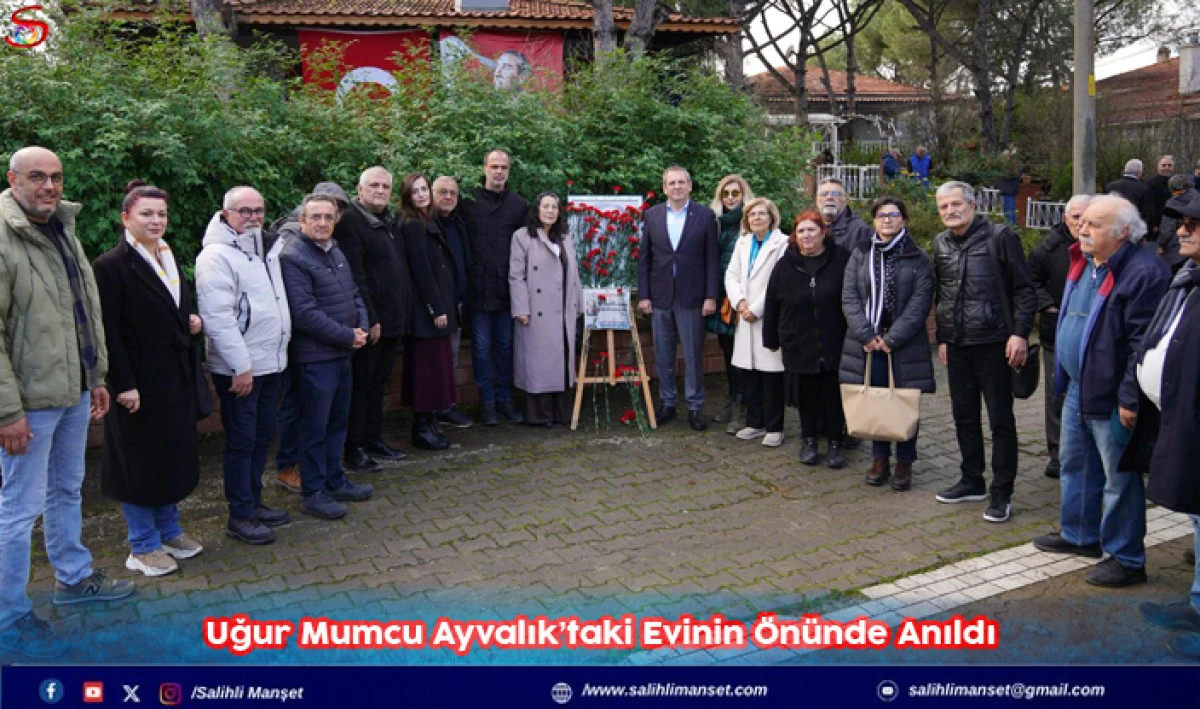 Uğur Mumcu Ayvalık&rsquo;taki Evinin &Ouml;n&uuml;nde Anıldı