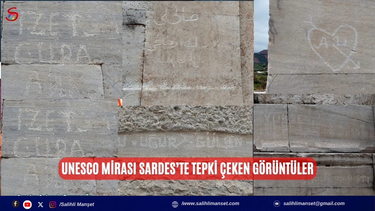 UNESCO Mirası Sardes&rsquo;te Tepki &Ccedil;eken G&ouml;r&uuml;nt&uuml;ler