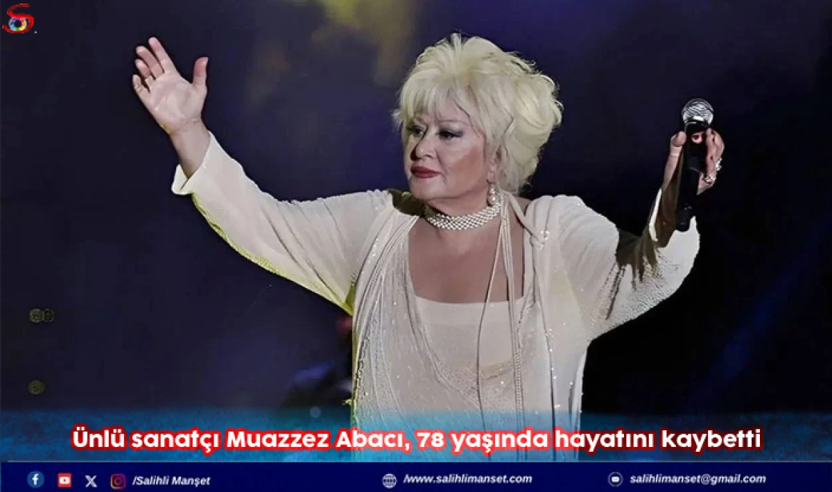 Ünlü sanatçı Muazzez Abacı, 78 yaşında hayatını kaybetti