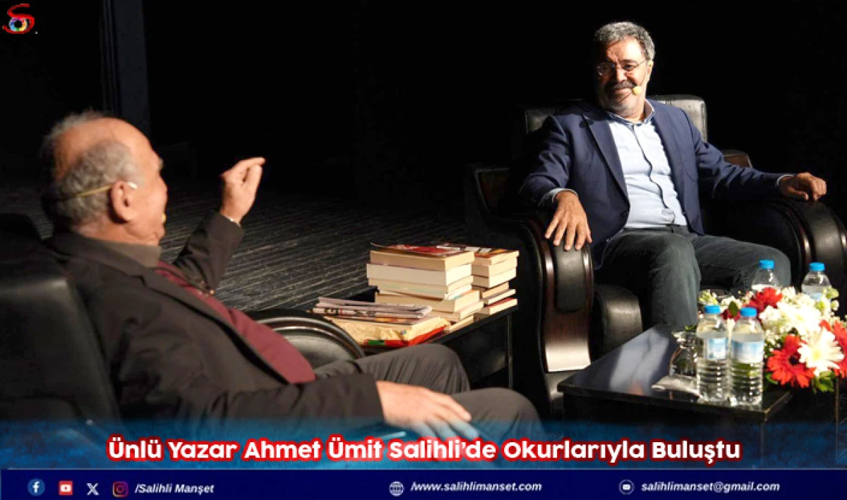 Ünlü Yazar Ahmet Ümit Salihli’de Okurlarıyla Buluştu