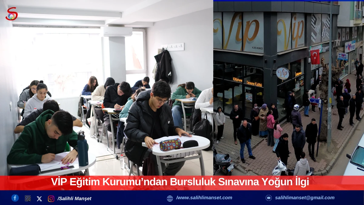 VİP Eğitim Kurumu&rsquo;ndan Bursluluk Sınavına Yoğun İlgi